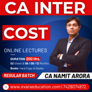 CA INTER COSTING (Regular Batch) for Jan/May/Sep 2027 Exams by CA NAMIT ARORA