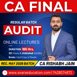 CA FINAL - AUDIT (Regular Batch) for May/Nov 2026 & 2027 Exams by CA RISHABH JAIN