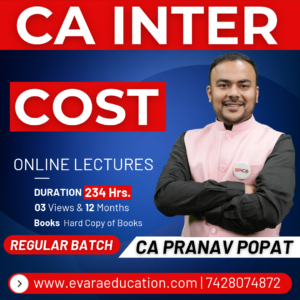 CA INTER COSTING (Regular Batch) for Jan/May/Sep 2027 Exams by CA PRANAV POPAT