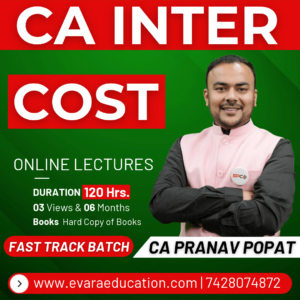 CA INTER COST (Exam-Oriented Batch) for Jan/May 2027 Exams by CA PRANAV POPAT