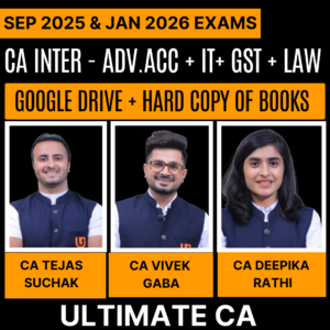 CA Inter-Combo (New Course)- ADV.ACC + IT + GST + LAW (Regular Batch) by ULTIMATE CA
