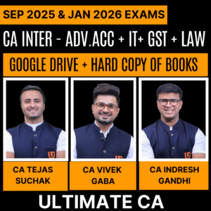 CA Inter-Combo (New Course)- ADV.ACC + IT + GST + LAW (Regular Batch) by ULTIMATE CA