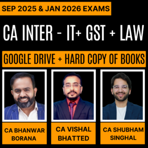 CA Inter-Combo (New Course)- IT + GST + LAW (Regular Batch) by VSMART ACADEMY