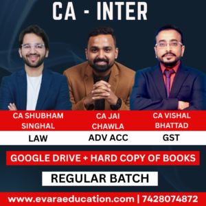 CA Inter-Combo (New Course)- ADV.ACC + GST + LAW (Regular Batch) for Sep 2025 & Jan/May 2026 Exams by CA Parveen Sharma, CA Amit Popli & CA Raj Kumar
