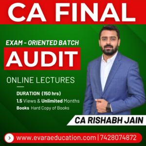 CA FINAL - AUDIT (Exam-Oriented Batch) for Nov 2026 & May 2027 Exams by CA RISHABH JAIN
