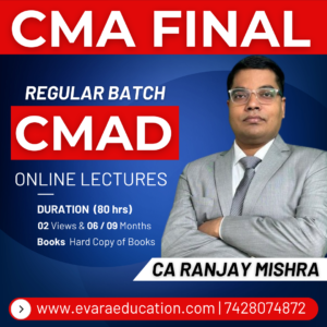 CMA FINAL - COST & MANG. AUDIT (Regular Batch) for June/Dec 2026 Exams by CA RANJAY MISHRA