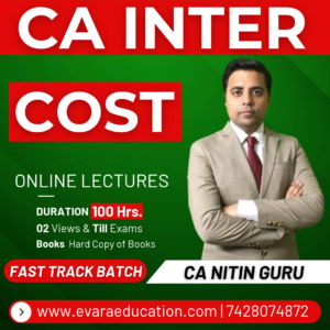 CA INTER COST (Fast-Track Batch) for Jan/May 2027 Exams by CA NITIN GURU