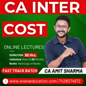 CA INTER COST (Fast-Track Batch) for Jan/May 2027 Exams by CA AMIT SHARMA