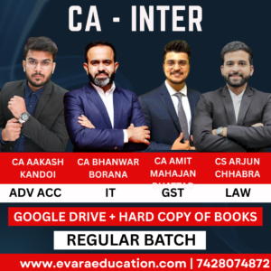 CA Inter-Combo (New Course)- ADV.ACC + IT + GST + LAW (Regular Batch) for Sep 2025 & Jan/May 2026 Exams by CA Aakash Kandoi, CA Bhanwar Borana, CA Vishal Bhattad & CA Shubham Singhal
