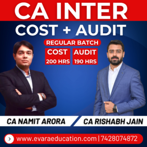 CA INTER - COST & AUDIT (Regular Batch) for Sep 2026 & Jan 2027 Exams by CA NAMIT ARORA & CA RISHABH JAIN