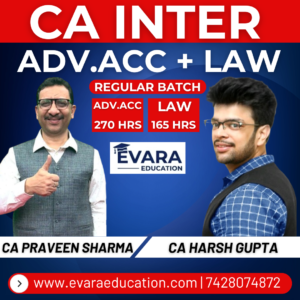 CA INTER - ADV.ACC + LAW (Regular Batch) for Sep 2026 & Jan/May 2027 Exams by CA PARVEEN SHARMA & CA HARSH GUPTA