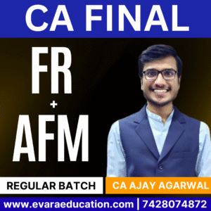 CA FINAL - Combo (New Course) FR + AUDIT (Regular Batch) for Jan/May/Sep 2026 & Jan/May/Sep 2027 Exams by CA AJAY AGARWAL