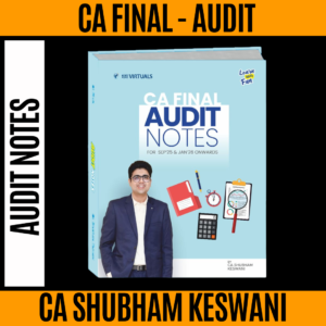 CA Final Audit Notes (New Scheme) By CA Shubham Keswani Applicable For Sep 25 & Jan 26 Exam