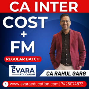 CA INTER - COST & FM (Regular Batch) for Sep 2026 & Jan/May 2027 Exams by CA RAHUL GARG