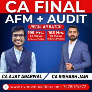 CA FINAL - AFM + AUDIT (Regular Batch) for May & Nov 2027/2028 Exams by CA AJAY AGARWAL & CA RISHABH JAIN
