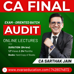 CA FINAL – AUDIT (Exam-Oriented Batch) for Nov 2026 & May 2027 Exams by CA SARTHAK JAIN