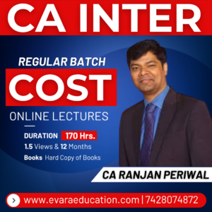 CA INTER - COST (Regular Batch) for Sep 2026 & Jan/May 2027 Exams by CA RANJAN PERIWAL