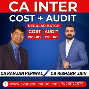 CA INTER - COST & AUDIT (Regular Batch) for Sep 2026 & Jan 2027 Exams by CA RANJAN PERIWAL & CA RISHABH JAIN