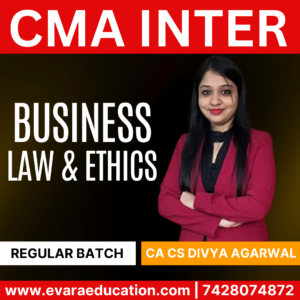 CMA INTER - LAW (Regular Batch) for Dec 2025 & June 2026 Exams by (CA CS DIVYA AGARWAL)