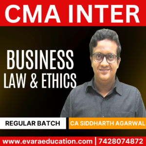 CMA INTER - LAW (Regular Batch) for Dec 2025 & June 2026 Exams by (CA Siddharth Agarwal)