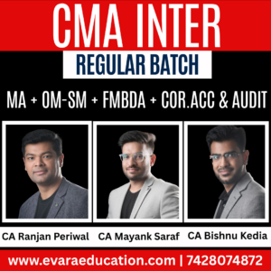 CMA Inter-Combo (New Course)- MA, OM-SM, FMBDA & CORP.ACC & AUDIT by (CA Ranjan Periwal, Mayank Saraf & CA Bishnu Kedia)