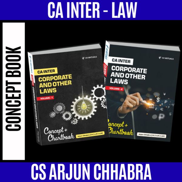 CA Inter Law Concept Book For Sep 25 & Jan 26 by CS Arjun Chhabra