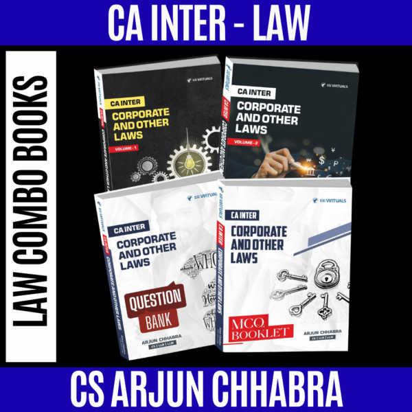 CA Inter Law Combo For Sep 25 & Jan 26 by CS Arjun Chhabra