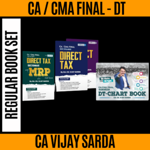 CA/CMA FINAL DT REGULAR BOOKS SET BY CA VIJAY SARDA FOR MAY 25 / SEP. 25
