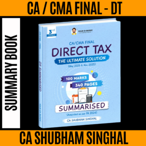 CA Final Paper 4 Direct Tax Laws & International Taxation Summary Book