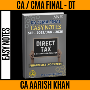 CA/CMA FINAL EASY NOTES COLOURED – Sep 2025/Jan 2026