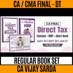CA Final Direct Tax Books Set By CA Vijay Sarda_May26 & Onwards Exams