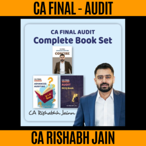 CA FINAL - AUDIT Complete Book set by CA RISHABH JAIN for Nov/May 2027 EXAMS