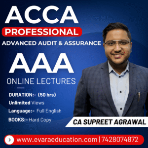 ACCA - Professional Level - Advanced Audit & Assurance (AAA) by CA SUPREET AGARWAL