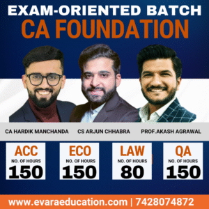 CA FOUNDATION - (Exam-Oriented Batch) All Subjects for Jan/May 2026 Exams by BB VIRTUALS