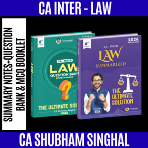 CA INTER – Corporate and Other Laws Summary Notes+Question Bank & MCQ Booklet May’26, Sep’26 & Jan’27 Exams