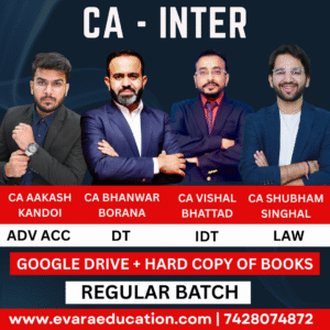 CA INTER - ADV.ACC + DT + IDT + LAW (Regular Batch) for May/Sep 2026 & Jan 2027 Exams by CA AAKASH KANDOI, CA BHANWAR BORANA, CA VISHAL BHATTAD & CA SHUBHAM SINGHAL
