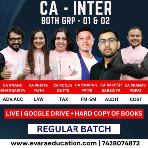 CA INTER | All Subjects (GRP- 01 & 02 Combo) | Regular Batch | Jan/May 2027 Exams by SPC CLASSES