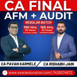 CA FINAL - AFM + AUDIT (Regular Batch) for May & Nov 2027/2028 Exams by CA PAVAN KARMELE & CA RISHABH JAIN