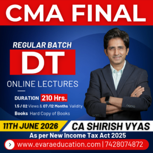 CMA FINAL - DT (Regular Batch) for June/Dec 2027 by CA SHIRISH VYAS