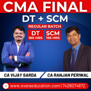 CMA Final Combo - SCM & DT (Regular Batch) By CA Ranjan Periwal & CA CS Vijay Sarda