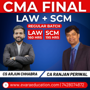CMA Final Combo - SCM & LAW (Regular Batch) By CA Ranjan Periwal & CS Arjun Chhabra