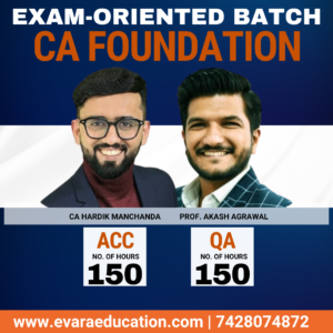 CA FOUNDATION - ACC & QA (Exam-Oriented Batch) for Sep 2026 Exams by BB VIRTUALS